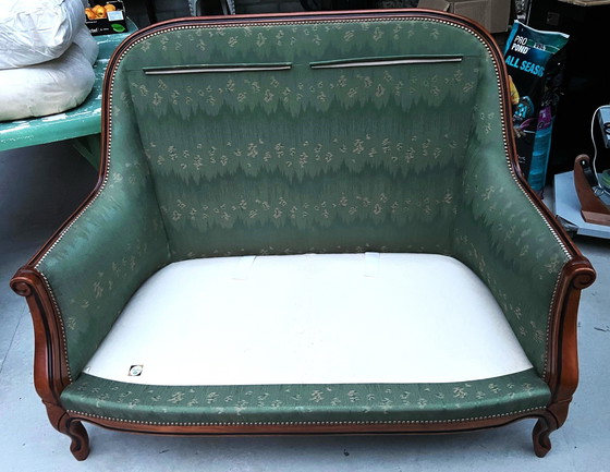 Image 1 of Banco de sofá de dos plazas estilo Luis XV