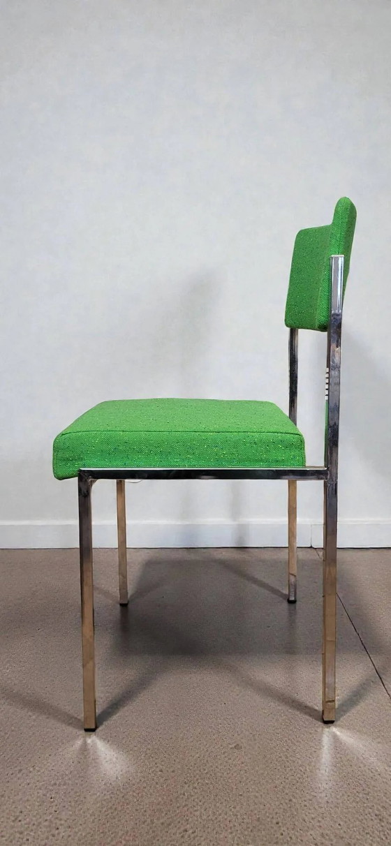 6 sedie Strafor degli anni '70 – Sedie da pranzo, Metal, Vintage (photo 9 of 10)