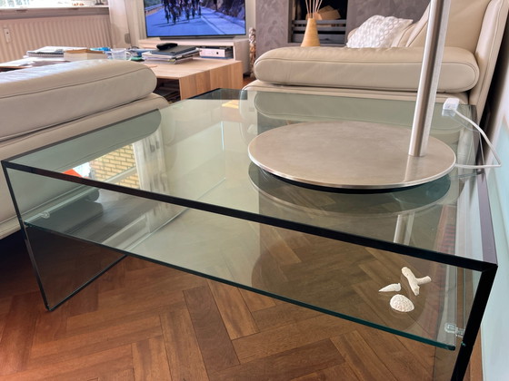 Glass corner table, Tonelli, Side tables, Transparent (photo 4 of 6)
