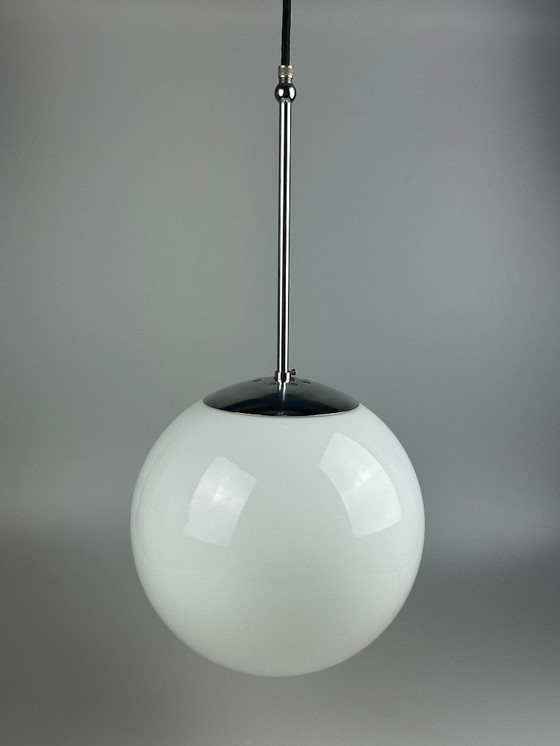 Image 1 of 60s 70s lamp ball lamp hanging lamp glass ceiling lamp space age design