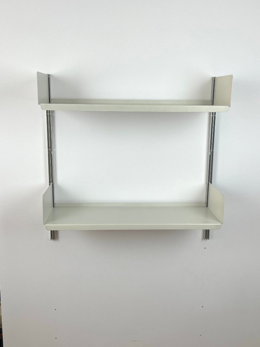 Étagère Dieter Rams Vitsœ 606, 2 étagères métalliques 65 cm, blanches – wandrek, Metal (photo 2 of 12)