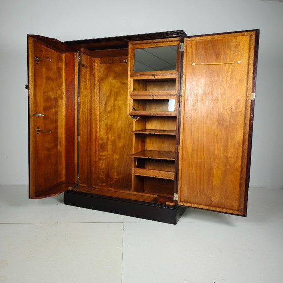 Englischer Art-Deco-Kleiderschrank aus Eichenholz – Kleiderschränke, Wood (photo 8 of 9)