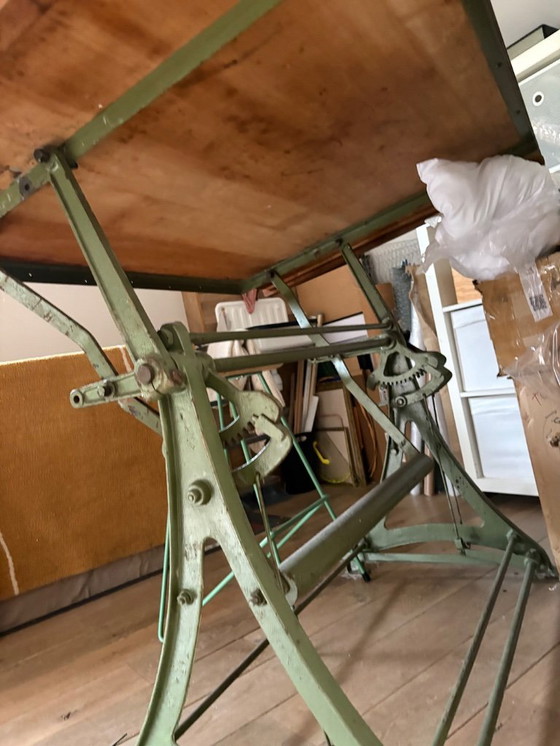 Image 1 of Zeichentisch und Hocker von Tecnic für Architekten.