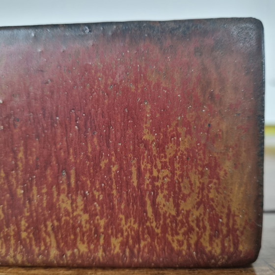 Image 1 of Vase bloc Mobach, grès, émail mixte, années 1960