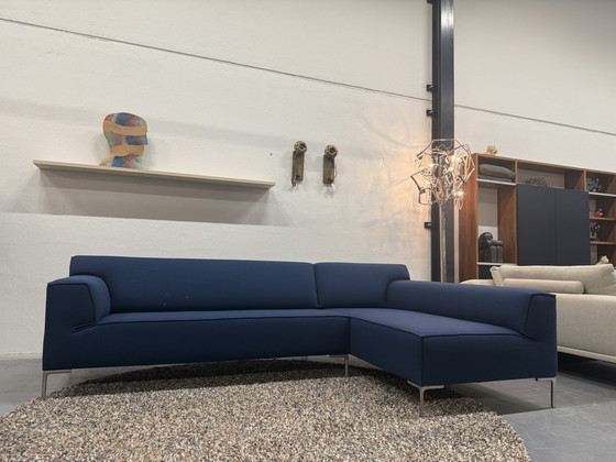 Image 1 of Design on Stock Bloq Corner Sofa Plough Wool Blue