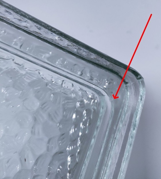 Image 1 of 1970s glass-blocked trinket tray