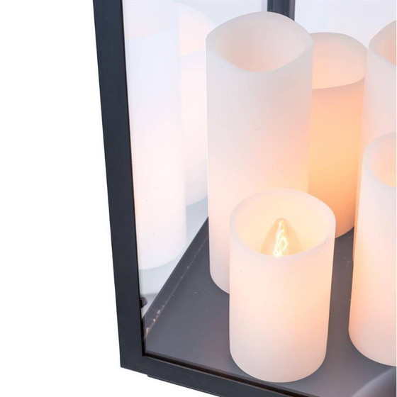 Neue Tischlampe Eichholtz Vanini, Dekorative Objekte, Metall, Glas, Schwarz (Foto 3 von 5)