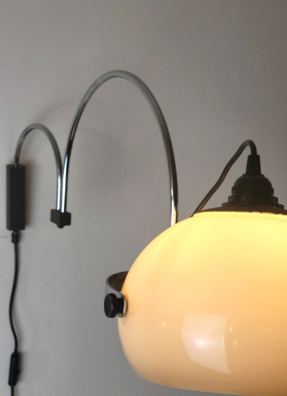 Image 1 of Lampada da parete vintage a doppio arco Van Dijkstra