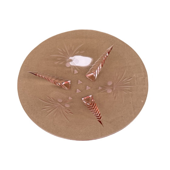 Image 1 of Assiette à saumon de style Art déco, Brzozówka, aciérie de Niemen, Pologne, vers 1930