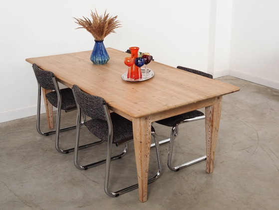 Image 1 of Kiefernholztisch, dänisches Design, 1990er Jahre, hergestellt in Dänemark