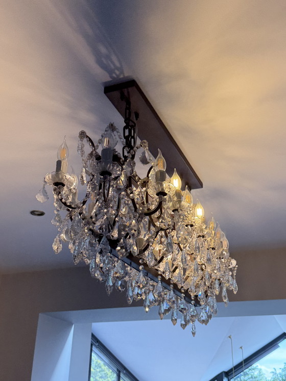 Lampadario rettangolare in cristallo Timothy Oulton – 125cm / 24 luci – Metallo (photo 2 of 5)