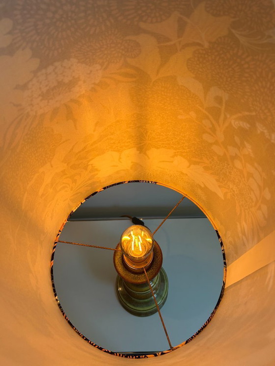 Image 1 of Juego de 2 lámparas: forma de pagoda de los años 60 con esmalte degradado verde