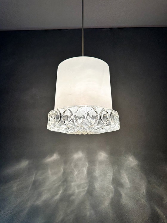 Vintage Hustadt Leuchten Pendant lamp – Glass, Metal (photo 7 of 11)