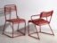 Sedie da giardino rosse antiche (c.1920). Set di 4 pezzi #37 – Wood, Iron (photo 39 of 40)