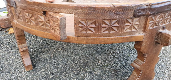 Image 1 of wheel table, early 20th century, India