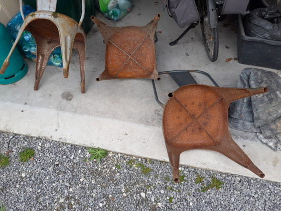 Image 1 of 3 metal garden chairs
