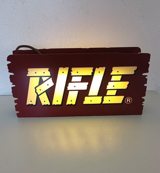 Rifle Vintage Advertising Light Box