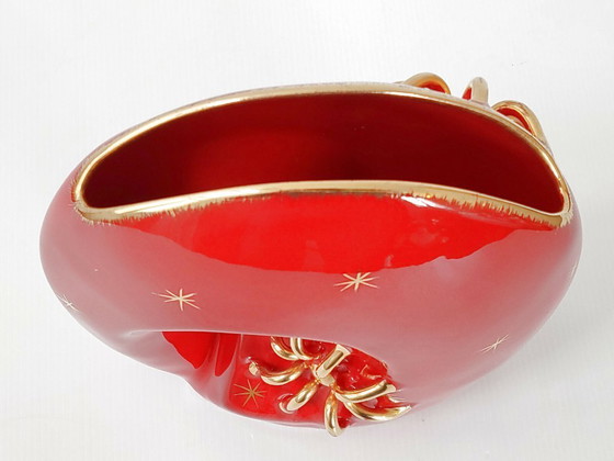 Image 1 of Vintage 1950s Star Sun Spider Ceramic Vase, 1950s, 50s, Vallauris, 1950s