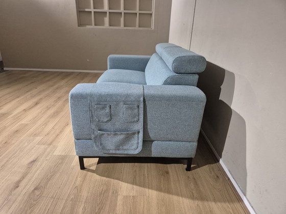 Image 1 of Montel Tosca 2.5-seater sofa - Blue - Fabric - Design