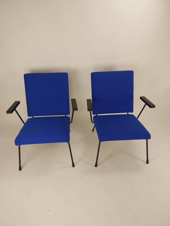 Image 1 of 1 x set di 2 poltrone Gispen 1407 di W.Rietveld anni '50