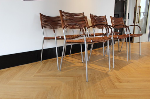 4 x Pierantonio Bonacina 2. Silla Miss B de Tito Agnoli