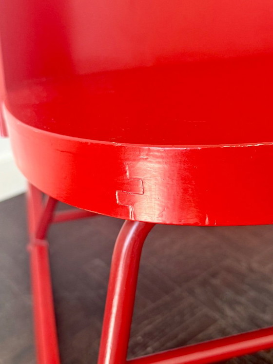 THONET vintage Rocking Chair 1955 – Metal, Wood (photo 16 of 18)