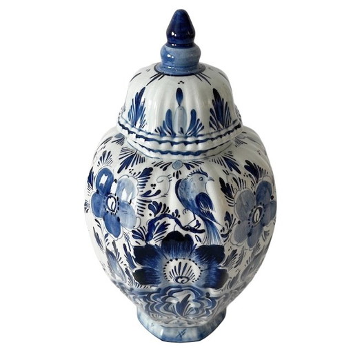Vintage Delft blue lidded jar Delft Blue