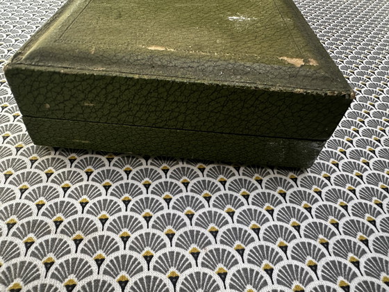 Image 1 of Posate da insalata in argento e dorate in stile Art Nouveau