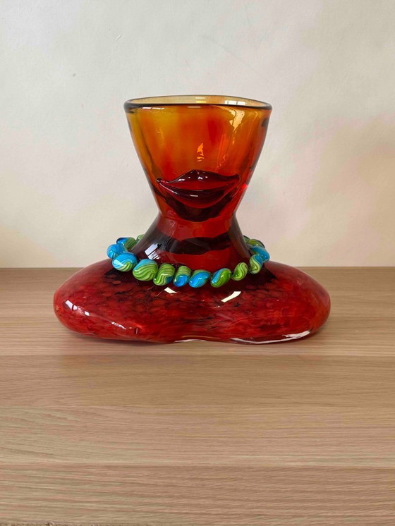 Image 1 of SALE - 25% off Glass Vase | Decorative Women's Glass Bust