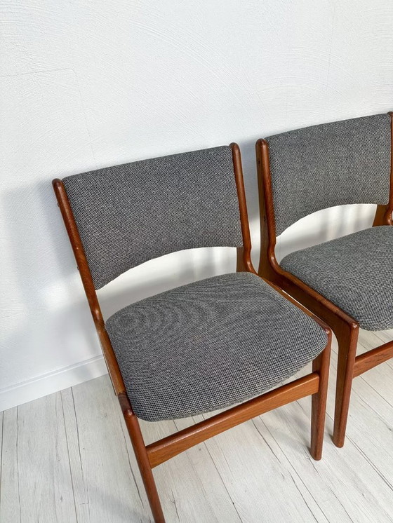 Image 1 of 1x dänischer Teak-Esszimmerstuhl von Erik Buch für Anderstrup Møbelfabrik, 60er Jahre