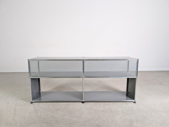 Image 1 of Original USM Haller 2x2 Sideboard Fritz Haller grau TV Board