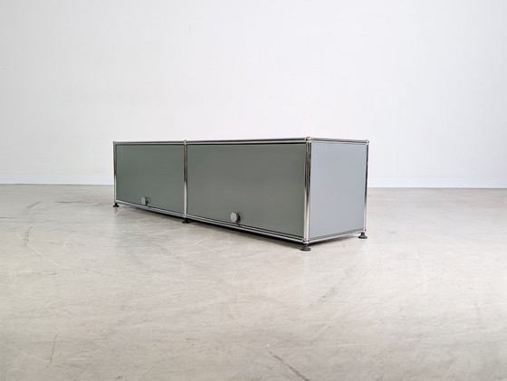 Image 1 of USM Haller Sideboard Fritz Haller 1x2 medium grey Design TV Board