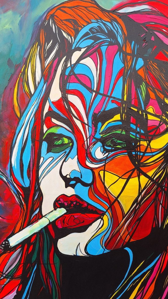 Rachel Perez Troncoso - Colores - Toile D'Artiste – Peintures et dessins, Canvas (photo 6 of 12)