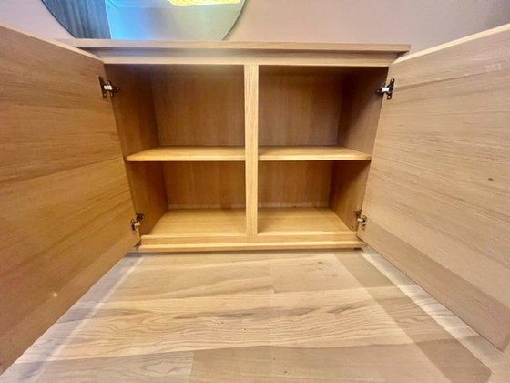 Image 1 of Large Light Wood Sideboard