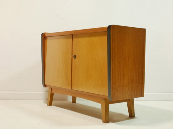 Image 1 of Vintage dressoir uit de jaren 60, 180 cm, Mid Century, laag dressoir, ladekast, Duitsland