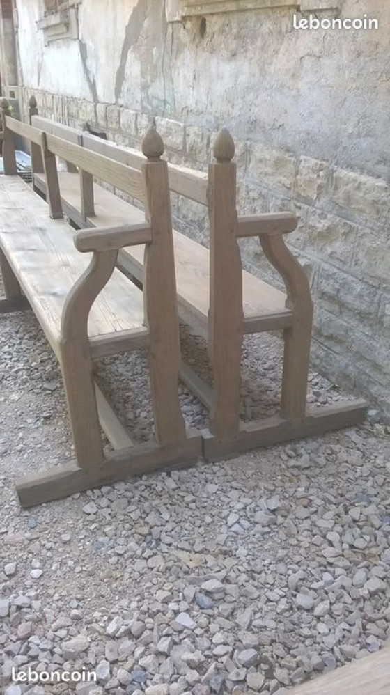 Image 1 of Pairs of large church pews