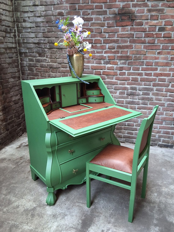 Image 1 of Sekretärschreibtisch, Bauchschrank