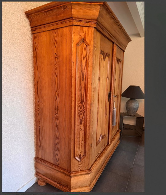 Image 1 of 1 x softwood cabinet from around 1780 with authenticity guarantee