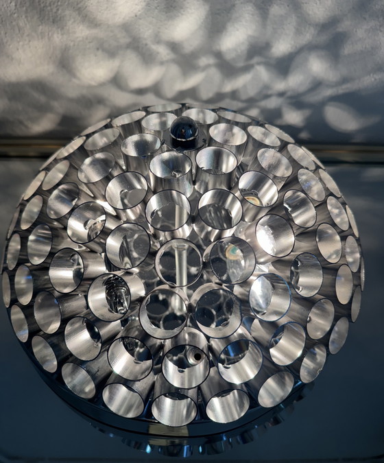 Image 1 of Plafonnier design aluminium années 2000