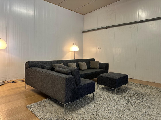 Image 1 of Design on Stock Bloq Canapé d'angle + Hocker Black Melange