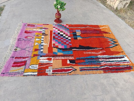 Image 1 of Tapis marocain berbère traditionnel 200cmx300cm 