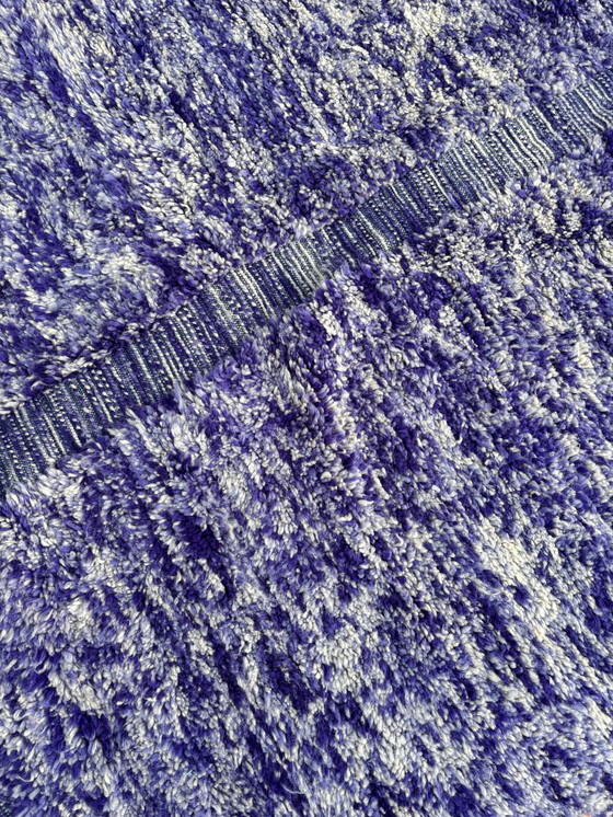 Image 1 of Purple Moroccan Modern Wool Rug 210X310 Cm