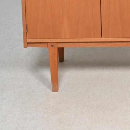 Librería modular escandinava vintage de teca - década de 1960