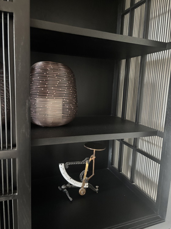 Ethnicraft Burung Vitrinekast Zwart Eiken | Designkast | 104 × 45 × 172 Cm – Vitrinekasten, Wood (photo 4 of 9)