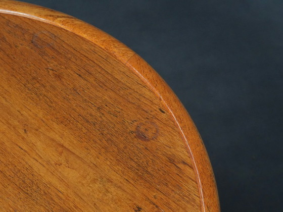 Scandinavische Moderne Ronde Teak Salontafel, Denemarken, Jaren 60 – Wood, Vintage (photo 8 of 8)