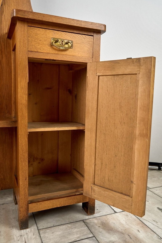 Image 1 of Antieke houten kaptafel, jaren 1920, Tsjechoslowakije