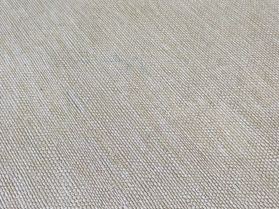 Image 1 of Mesita auxiliar de bambú y ratán de mediados de siglo, década de 1960.