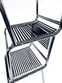 2x chaise de salle à manger 'Sandows', René Herbst '70
