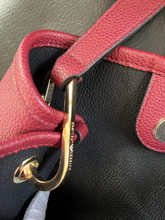 Armani rote Schultertasche – Schultertaschen, Calfskin (photo 5 of 5)