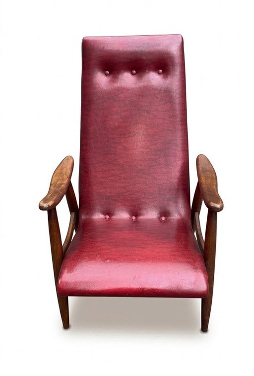 Louis Van Teeffelen Armchair - For Wébé Denmark - Teak Wood